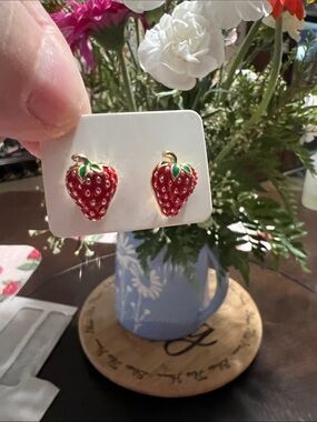 Strawberry Stud Earrings